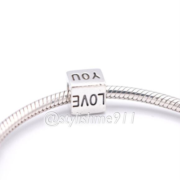 Authentic PANDORA I Love You Charm with 14K Gold - 790200 - Picture 4 of 10